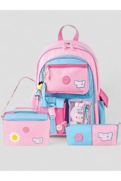 Kidessa Muggle 2214 Imported Product Top Quality Unisex Children's Triple Set Primary School Backpack
