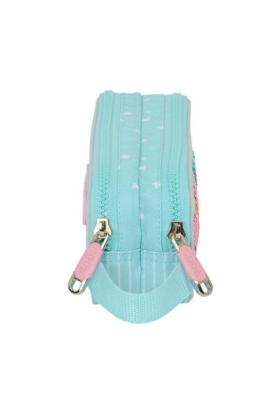 Moos Double Carry-all Butterflies Light Blue 21 x 8 x 6 cm