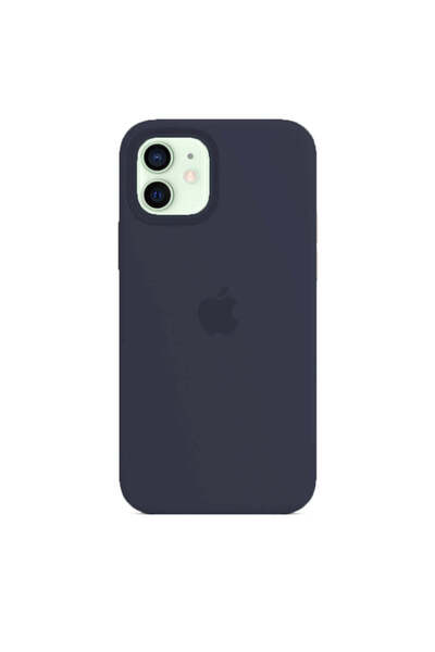 Apple Silicone Case for iPhone 12 Mini, Midnight Blue