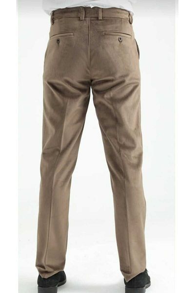 şalvarcı Men's Texture Soft Velvet Trousers
