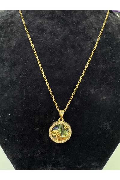 VLDORO D'Oro Gold Symbol of Luck Steel Necklace