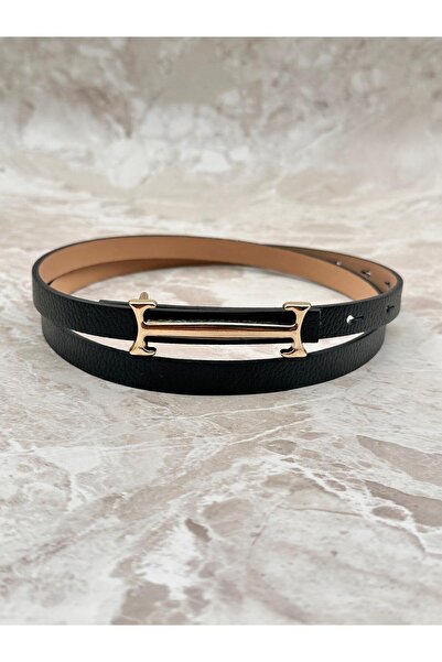 Desre Moda حزام رفيع بإبزيم ذهبي، حزام للملابس، حزام للقميص، حزام للسترة، حزا...