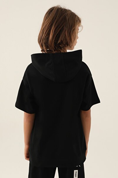 Kappa Licensed Boys' T-Shirt for Ages 5-16-Black