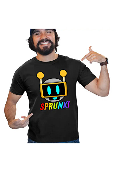 OEM Tricou Barbati Sprunki Fun Bot Song