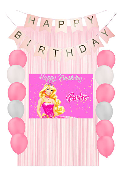 HAPPYLOOPPARTY BarBIE Set za rođendansku proslavu, dekoracije i pribor Mixxi
