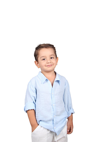 BEGİ COLLECTİON Müslin erkek GÖMLEK