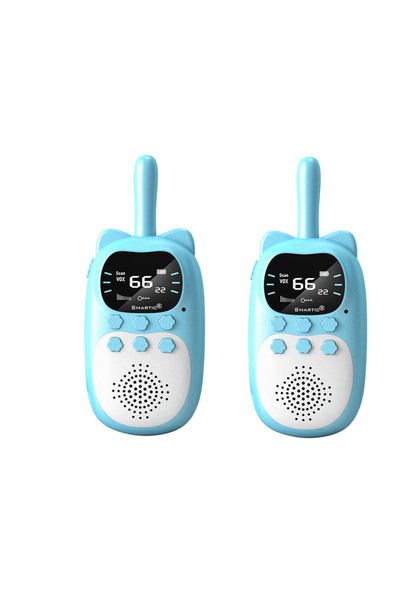 SMARTIC Set 2 statii Walkie Talkie pentru copii, SM200, Antena si Lanterna, Distanta de Operare 3 km, Smarti