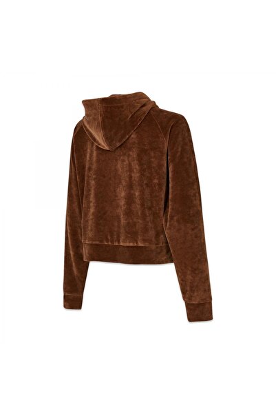 New Balance Wnj3506 Nb Lifestyle Women Full Zip Brown-White Women's Jacket