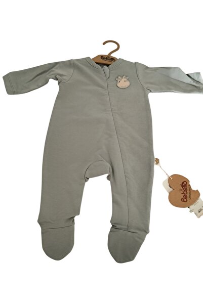 Bebetto Organic Booties Zippered Jumpsuit