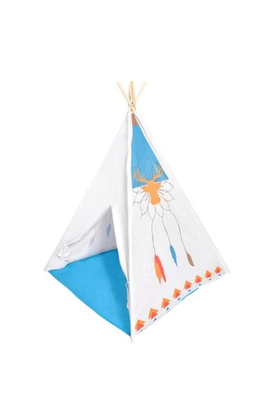 SMARTIC Kids Tent, Stable Wooden Frame, +3 Years, 120 x 120 x 150 cm,