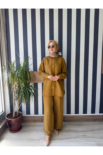 Nuss 1021 Pantolonlu Takım SAFRAN