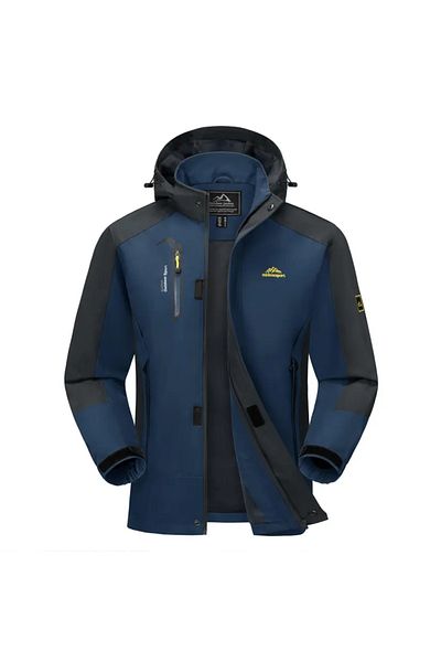 OEM Men's winter jacket, waterproof, dark blue, S