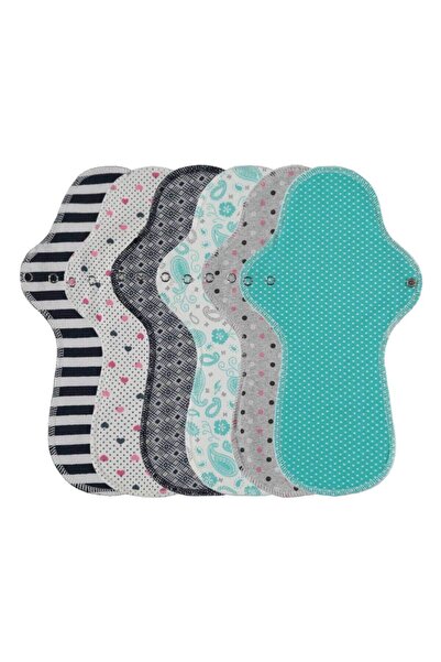 Genel Markalar Doğal Yıkanabilir Kadın Pedi 6'lı [lohusa, Xl, idrar Kaçırma Pedi]