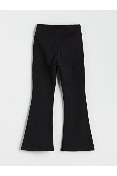 LC Waikiki LCW Kids yeni sezon Beli Lastikli Ispanyol Paça Kız Çocuk Tayt