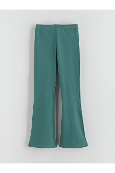 LC Waikiki LCW Kids yeni sezon Beli Lastikli Ispanyol Paça Kız Çocuk Tayt