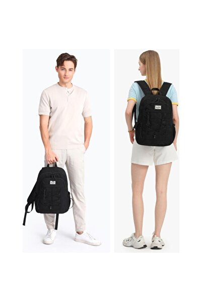 SMART BAGS School Casual Backpack with Laptop Compartment and Mesh Detail
