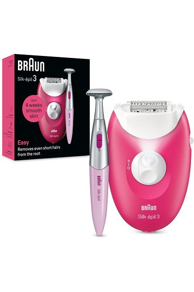 Braun Epilator & Trim Silk-épil 3 3-420 + Bikini Trimmer from Lady