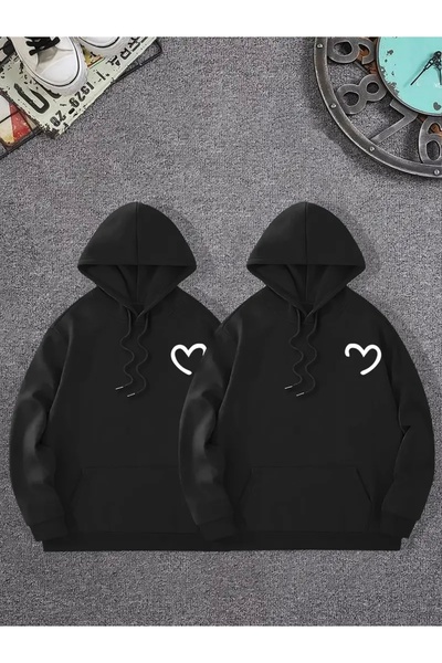 FUFLUNS Hanorac cu glugă UNISEX FEMEI/BĂRBAȚI CU COMBINĂ DUBLĂ IMPRIMATĂ