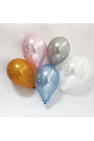 Kcrhome 6 Mixed Color Metallic Balloons