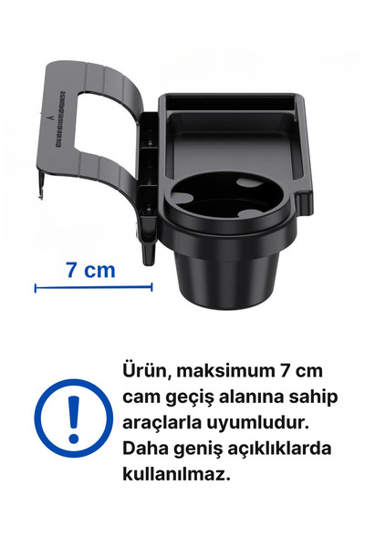 tozlupazar Araba Yan Cep Düzenleyici Araç İçi Bardaklık Telefon Tutucu Organizer