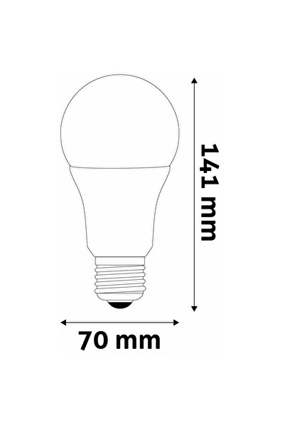 SGTT Set of 3 LED bulbs 18W, 1550 lumen, 20000 h operation, E27, instant full light, 6400K cold white