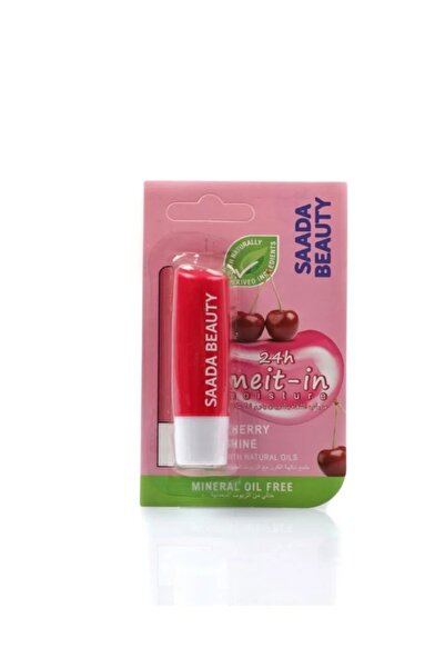 SAADA BEAUTY مرطب الشفاه الكرز يدوم 24 ساعة سعادة بيوتي 4.8 ج