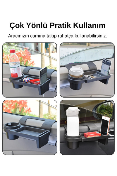 tozlupazar Araba Yan Cep Düzenleyici Araç İçi Bardaklık Telefon Tutucu Organizer