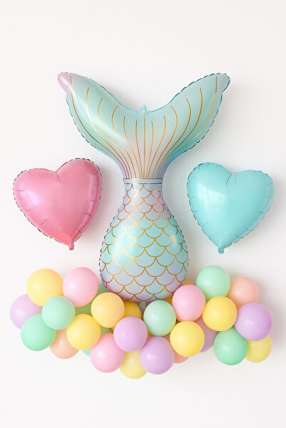 parti show Deniz Kızı Temalı Balon Set