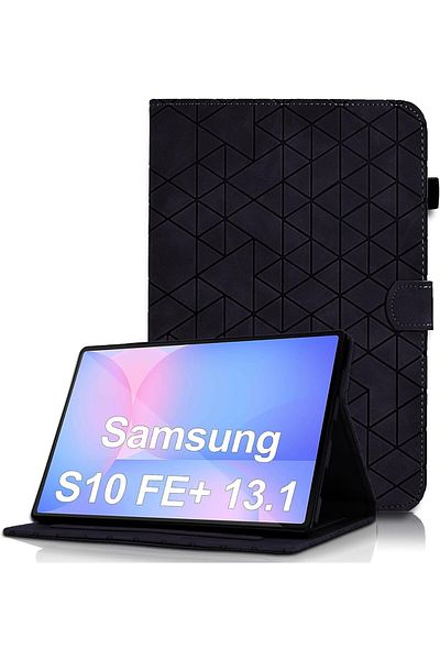 OEM Samsung Galaxy Tab A8 10.5" 2021 (SM-X200/X205/X207) PU leather, with stand and card pocket, Black