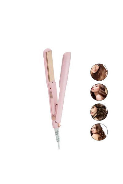 TEFONER Mini Electric Ceramic Hair Straightener - Safe and Easy to Use Hair Straightener with Temperature up to 180°C