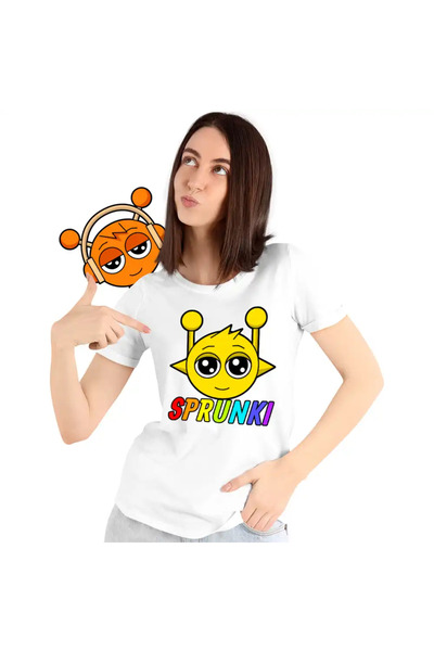 OEM Women's T-shirt Sprunki Music Game Simon