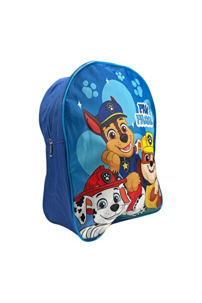 PAW PATROL Rucsac albastru de gradinita Prieteni Paw Patrol 30x26x10cm