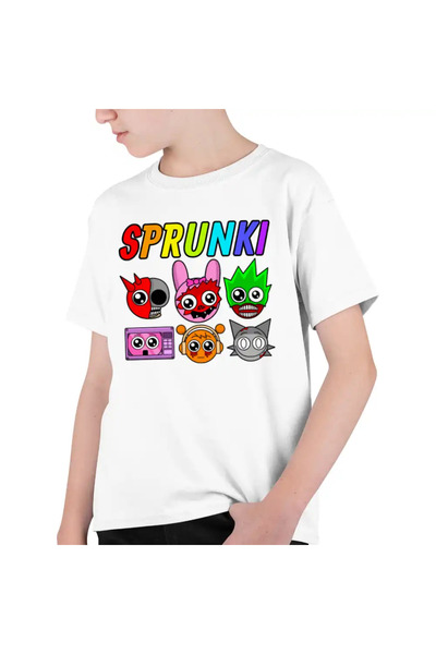 OEM Children's T-shirt Boys Sprunki Horror Beats