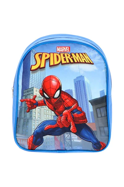 Marvel Rucsac albastru de gradinita Spiderman 30x26x10cm