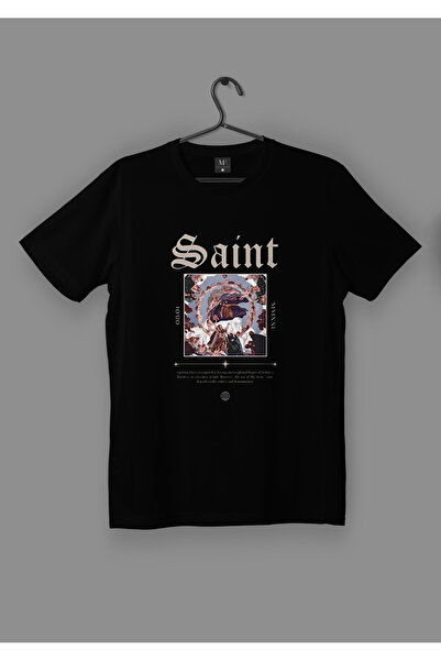 Marco Fresco Μπλουζάκι Unisex Youth Saint με στάμπα Oversize