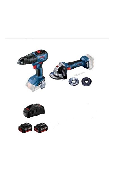 Bosch GSR18V-50+GWS180Lİ+2X5 Ah +Dolum Cihazı
