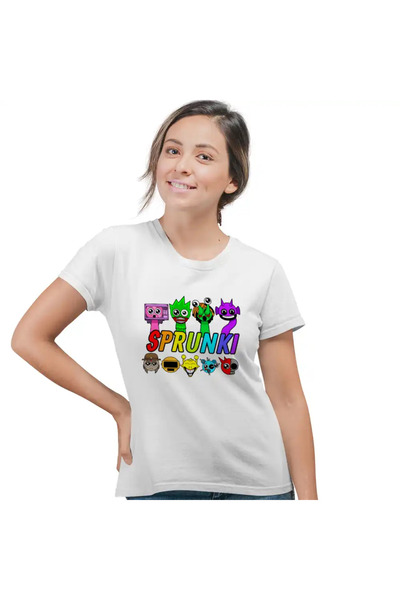 OEM Women's T-Shirt Sprunki Horror Music Game