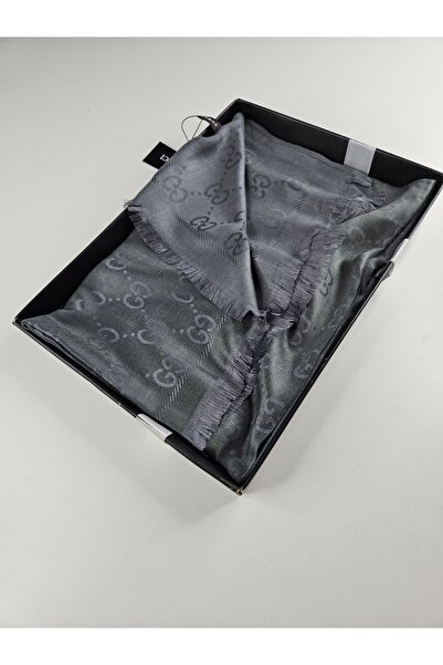 Webinay Home G Desen Çift Taraflı Kaşmir İpek Şal Cashmere Silk Shawl Hijab