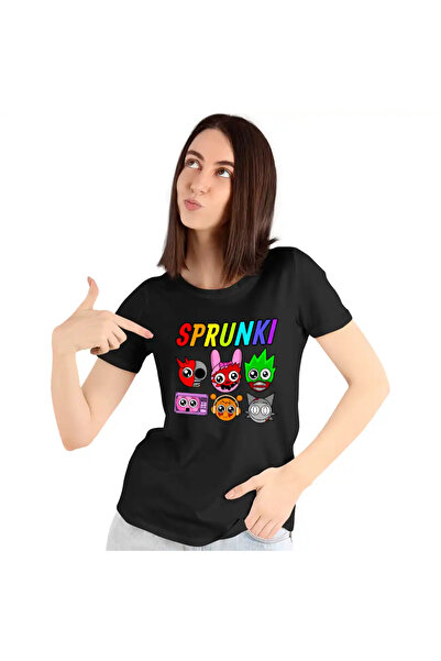OEM Tricou Femei Sprunki Horror Beats