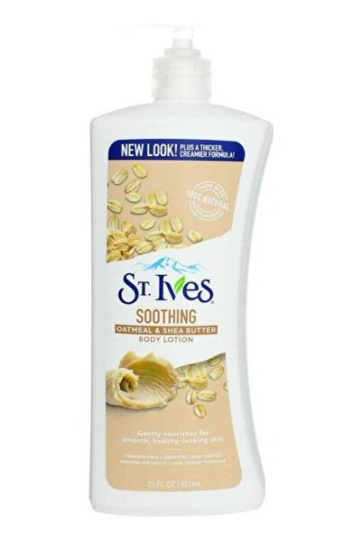 St. Ives لوشن الجسم المهدئ بالشوفان وزبدة الشيا من سانت آيفز، 621 مل