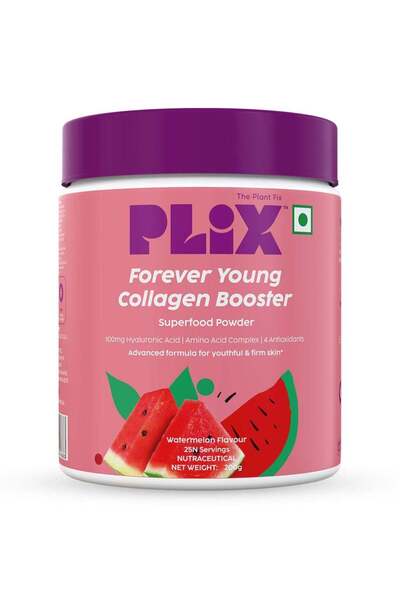 PLIX - THE PLANT FIX PLIX THE PLANT FIX Forever Young Collagen Booster Plant-Based Collagen Powder for Skin Elasticity &