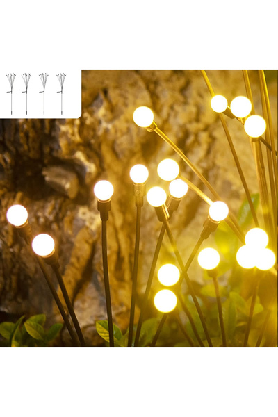 OEM Lumini solare 4 bucăți, 24 capete LED, IP65