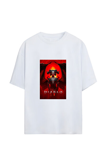 GraffTee DIABLO UNISEX PAMUKS T-SHIRT VEĆEG RAZMERA