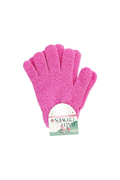 LOFIAN قفاز الاستحمام من لوفيان - ليفة استحمام - قطعتين - لون وردي