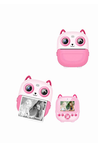 Teknoşık Çocuklar İçin Anında Baskı Yapan Printer Kamera | Fotoğraf Çekim ve Anında Çıktı Makinesi