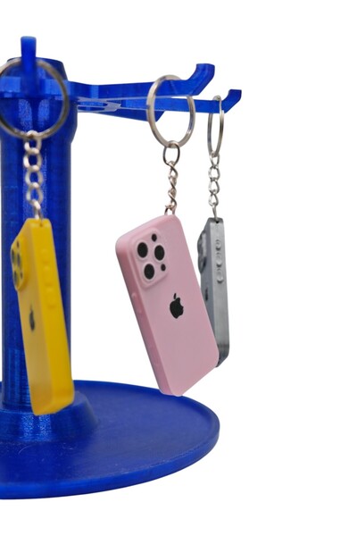 Uzman3D Mini iPhone Design Keychains (Pack of 4)