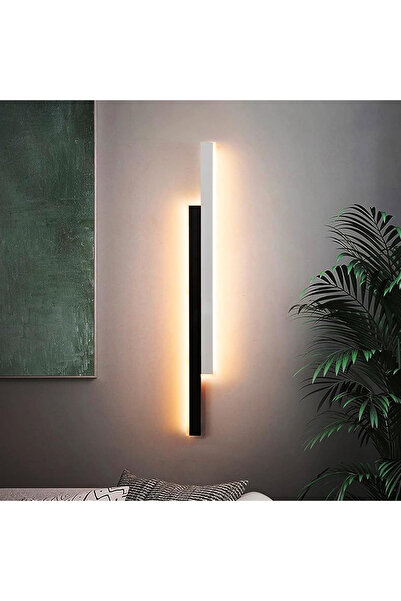 OEM Lampă de perete LED 20W, putere 2200LM, culoare 3000K, model cu 2 becuri alb/negru, 115cm