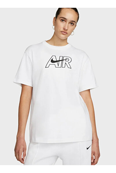 Nike Sportswear Women's White T-Shirt Sprint Sport