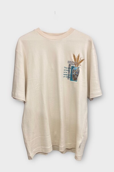 CANMODA The Best Armor Oversize T-Shirt - Stone