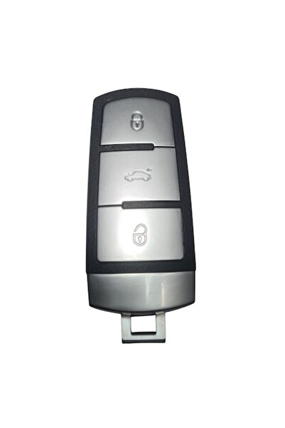 VW Cheie completă Volkswagen Passat B7 2011 - 2015 cu 3 butoane, lamă cromată, cip plastic HU66, ID48 434